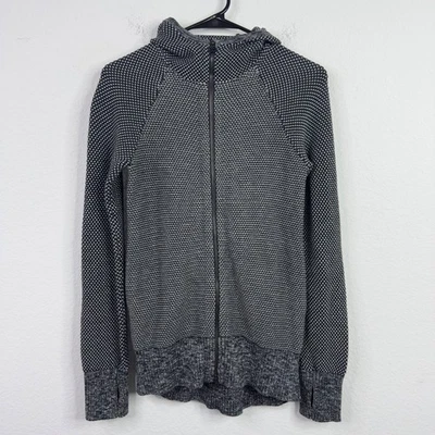 Ivivva by Lululemon Jacket Girls 14 Grey Zip Hoodie Athleisure Workout Sporty - Image 1 of 4