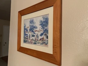 Angebotener Künstler Kay Frances - Aquarelldruck - mattiert und gerahmt! - Bild 1 von 6