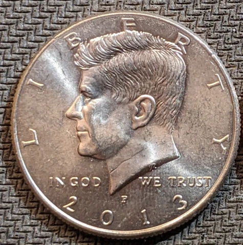 2013-P Kennedy Half Dollar Cover