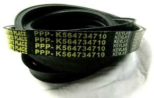 REPL BELT FOR KUBOTA K5647-34710 K5647-34711 K564734711 ZD326 ZD331 60" CUT DECK - Picture 1 of 3