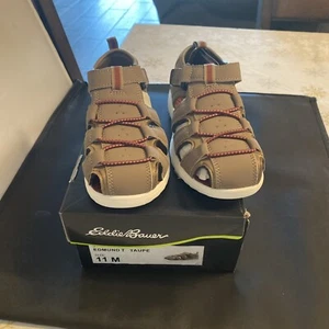 Eddie Bauer Edmundt Hiking Sandals Taupe Size 11m New - Picture 1 of 6