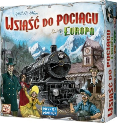 Wsiąść do Pociągu. Europa Days of Wonder Gra Planszowa Board Game Gra po Polsku - Image 1 of 4