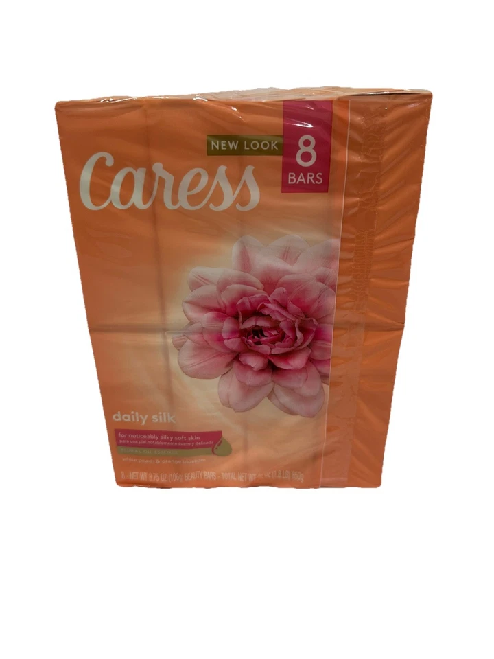 Caress Daily Silk Beauty Bar 4 Oz 8 Bars