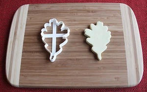 Cortador de galletas de hoja de roble Cortador de pastel Fondant Cupcake Topper comida - Imagen 1 de 1