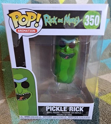 Pickle Rick Pop 350 - Rick & Morty Funko Pop! Vinyl 2018 Vaulted + Protector - Image 1 of 4