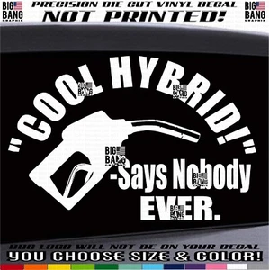 Funny Hybrid Diesel Truck Vinyl Sticker Decal Heavy Duty Diesel Girl Soot Life - Picture 1 of 9