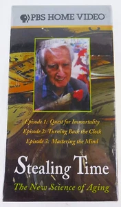 PBS Home Video Stealing Time - 3 VHS Tapes Box Set - Science of Aging NEW SEALED - Picture 1 of 4