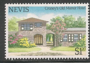 Nevis #280 (A22) VF MNH - 1985 $1.20 Croney's Old Manor Hotel - Tourism - Picture 1 of 1
