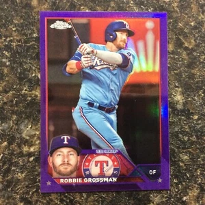 Actualización cromada Topps 2023 #USC207 Robbie Grossman púrpura 220/250 - Imagen 1 de 2