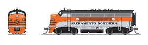 BLI 9216 N Scale EMD Diesel F3A Sacramento Northern 301A Paragon4 (Sound/DC/DCC) - Picture 1 of 2