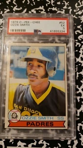 1979 OZZIE SMITH O-PEE-CHEE ROOKIE PSA 5 ex SAN DIEGO PADRES HOF SHARP (#52)  - Picture 1 of 2