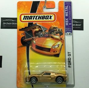 Matchbox Basic 2007 #13 / FORD GT (gold) / MBX Metall / K9474 - Bild 1 von 3
