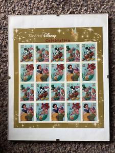 '05 The Art of DISNEY CELEBRATION Mint Sheet 20 37¢ Stamps 3912-15 Mickey MouseV