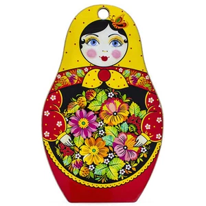Matryoshka Doll Decorative Wooden Cutting Board - Picture 1 of 2