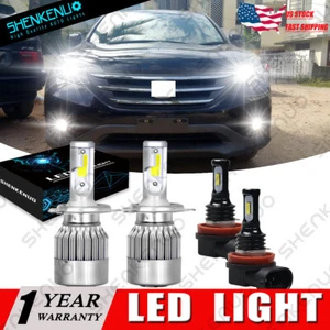 For Honda CRV CR-V 2007-2014 LED Headlight Fog Lamp Bulb High&Low Beam Kit 6000K - Bild 1 von 14