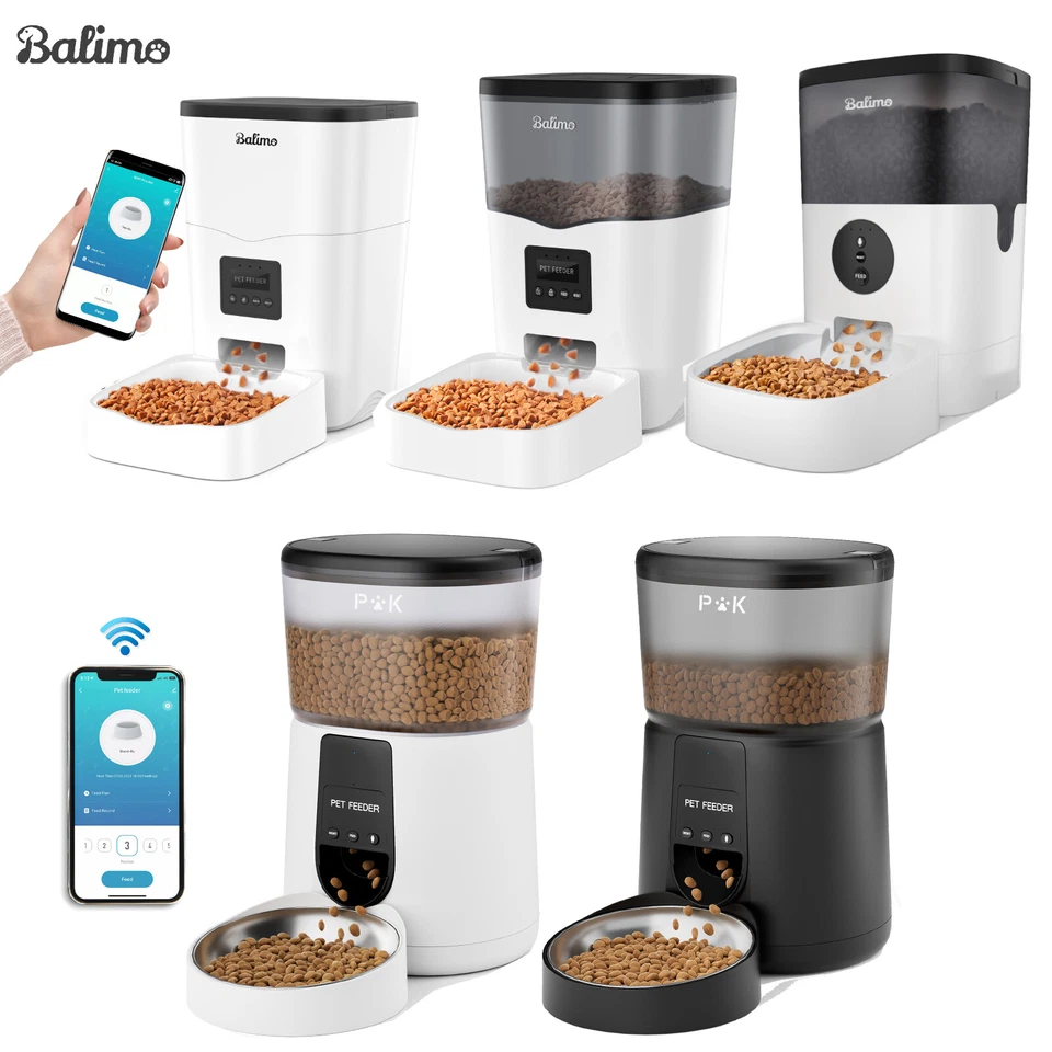 WIFI Futterautomat Katze & Hund Automatischer Futterspender Pet Feeder mit Timer - Bild 1 von 1