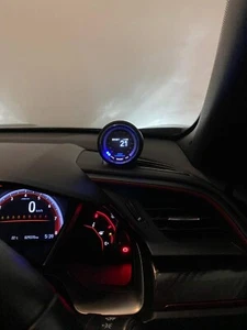 52mm Single, Demister Vent Gauge Pod 2017-2021 FK8 HONDA CIVIC - Picture 1 of 4