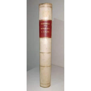Zanichelli MONARCHIE UND PAPSTUM IN ITALIEN 1889 Verfassungsrecht Risorgimento - Bild 1 von 14