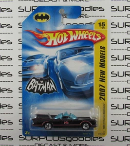 HOT WHEELS 1/64 Scale 2007 New Models 1966 TV Series Batman BATMOBILE #15/36 - Picture 1 of 2