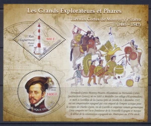Explorers & Lighthouses Francisco Pizarro, Incas  s/s MNH #ML1044 - Picture 1 of 1