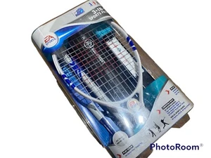 EA SPORTS 3-IN-1 Sports Pack Baseball Bat Tennis Racket & Golf Club Blue White - Picture 1 of 2