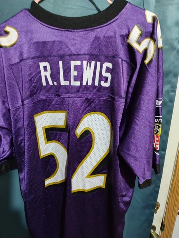 Reebok Baltimore Ravens Ray Lewis Jersey Size XL Cover