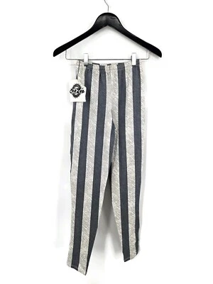 De Colección Nuevo Pantalones Crazee Wear Leggings Sueltos Niños Medianos Gris Rayas Foto 1 de 4