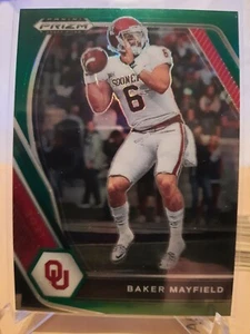 2021 Panini PRIZM Draft Picks Baker Mayfield Browns GREEN #25 Trading Card NFL - Bild 1 von 1