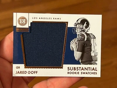 JARED GOFF 2016 Panini Encased ROOKIE GU Jersey Patch Relic SSP /49 RC Lions - Image 1 of 2