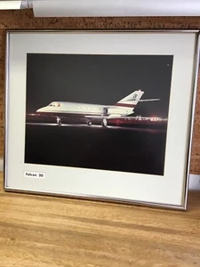 Vintage Falcon 20. 16 x 20 Framed Photo - Picture 1 of 6