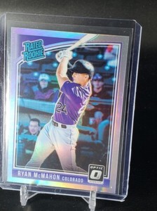 RYAN MCMAHON - 2018 DONRUSS OPTIC RATED ROOKIE IMAGE VARIATION SILVER PRIZM RC