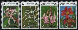 Anguila 1988 - Mi-N.o 777-780 ** - Estampillada sin montar o nunca montada - Flores / Flores - Imagen 1 de 1