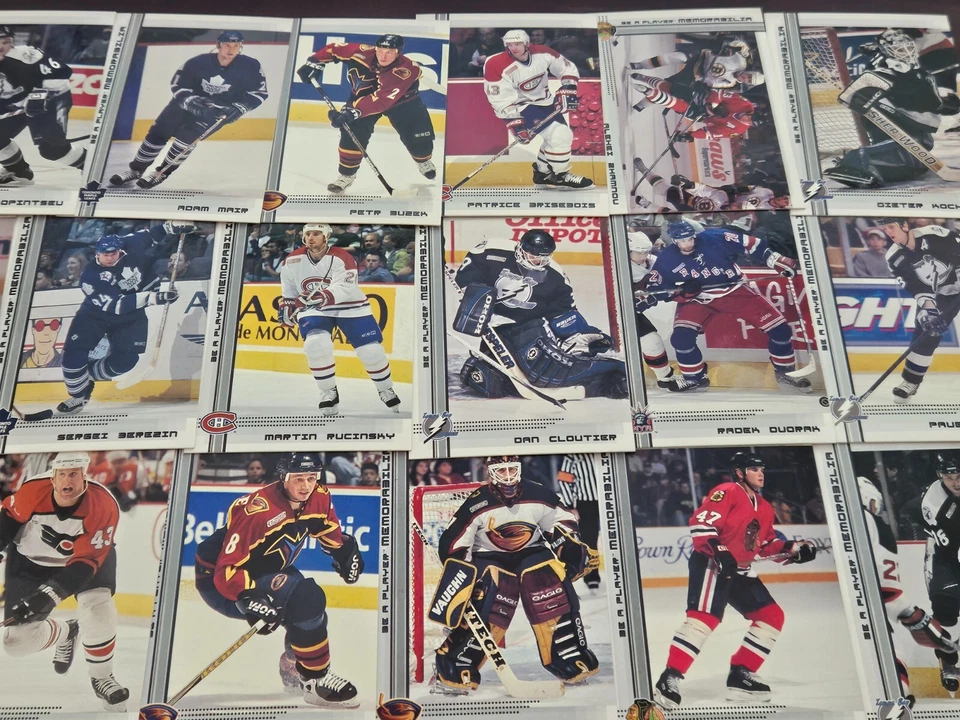 2000-01 ITG Be A Player Memorabilia YOU PICK SEE EVERY CARD - Image 1 of 1