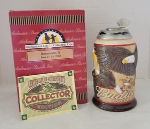 Budweiser Lidded Stein 2003, "Soaring", CS539 - Imagen 1 de 7