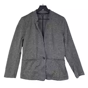 Banana Republic Blazer Womens Medium Gray Jacket Office Career Workwear - Picture 1 of 10