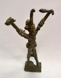 Antique Figure African Bronze Genuine Ghana Collection Ethnic Decor - Picture 1 of 1