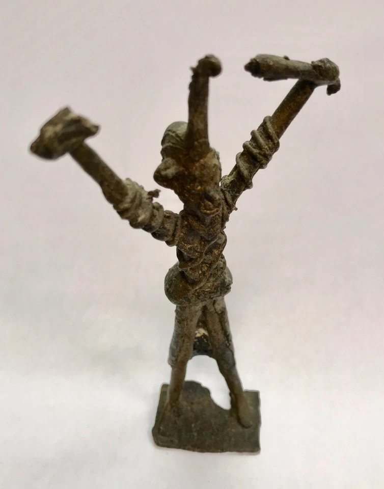 Antique Figure African Bronze Genuine Ghana Collection Ethnic Decor - image 1 of 1