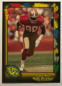 1991 Wild Card JERRY RICE #73 San Francisco 49ers - Picture 1 of 2