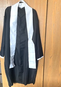 ADULT #866 FATHER PADRE PRIEST COSPLAY HALLOWEEN COSTUME 3 PIECE UP TO SIZE 42 - Picture 1 of 4