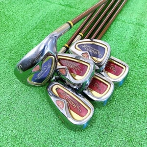 Ladies MARUMAN MAJESTY PRESTIGIO Gold Premium 6pcs Iron Set Flex-L With H/C F/S - Picture 1 of 17