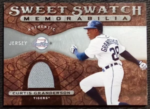 Parche de recuerdos Sweet Swatch 2009 Upper Deck #SS-CG Curtis Granderson Tigers - Imagen 1 de 1