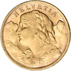 Swiss Gold 20 Francs - Helvetia - Au - Bu - Random Date