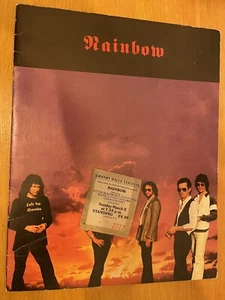 Rainbow Tour Programme And Ticket 1980 - Imagen 1 de 4