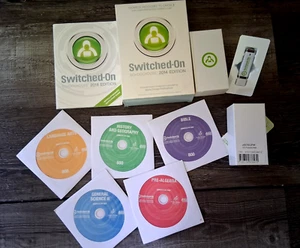 Switched on Schoolhouse 8th grade 5 subject complete + USB Math SOS Grade 8 - Photo 1/5