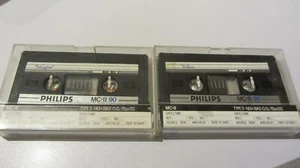 2x PHILIPS MC-II 90 min. z 1985 DOBRY STAN Typ 2 CrO2 bardzo rzadki - Zdjęcie 1 z 8