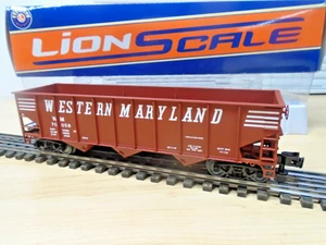 LIONEL LIONSCALE 3-16132 WESTERN MARYLAND 3-BAY HOPPER CAR MIB - Picture 1 of 10