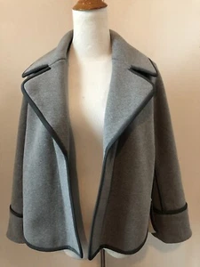Kit & Ace Lululemon Gray Concordia Wrap Jacket Cotton Cashmere $408 NWT - Picture 1 of 5