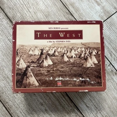 Ken Burns Time Life Video THE WEST VHS Box Set By Stephen Ives 3 Sealed 6 Opened - Image 1 of 4