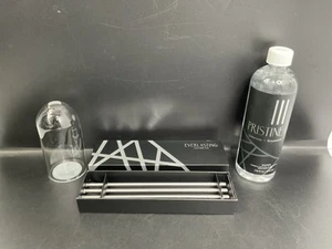 EVERLASTING CANDLE CO Wylie Signature Silber Metall Kerzen, Öl & Glas Vase OVP - Bild 1 von 11