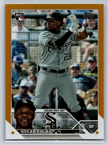 2023 Topps #545 Oscar Colás lamina d'oro - Foto 1 di 2